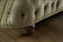 Olympia Olive Green Fabric Bed Frame
